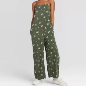Wild Fable Olive Green Jumpsuit